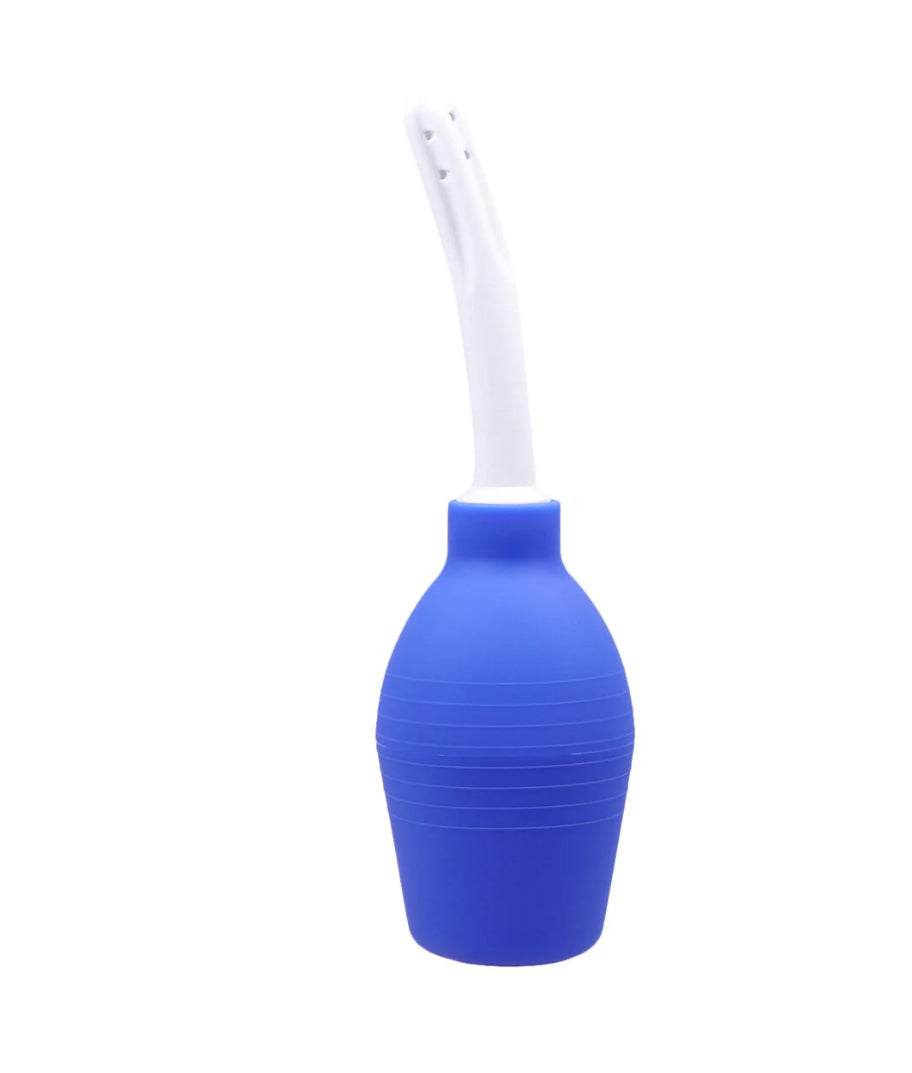 Enema Bulb Anal with Arc Shape in Blue