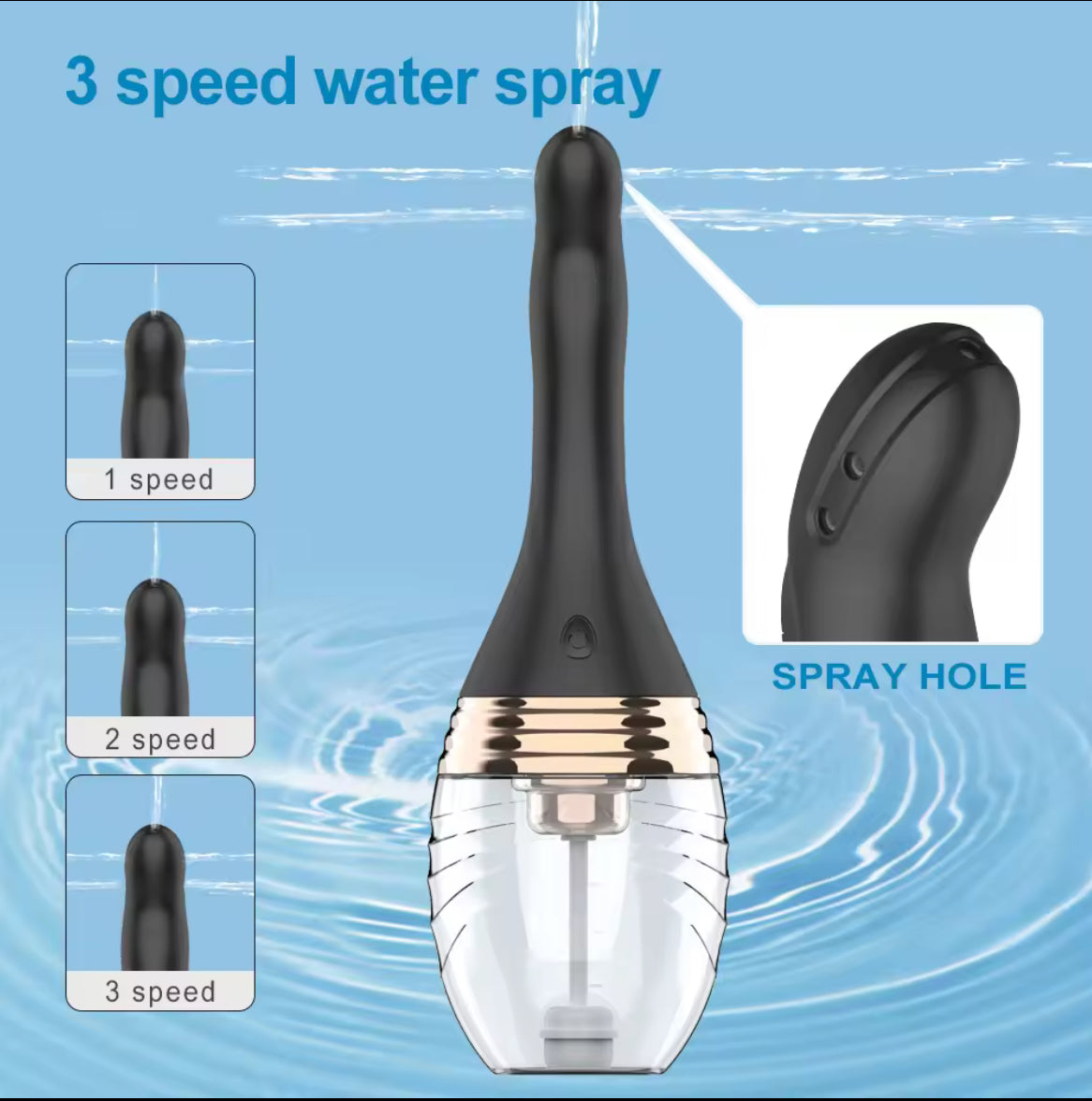 Automatic Electric Enema Bulb with 3 Speeds for men and women with remote control